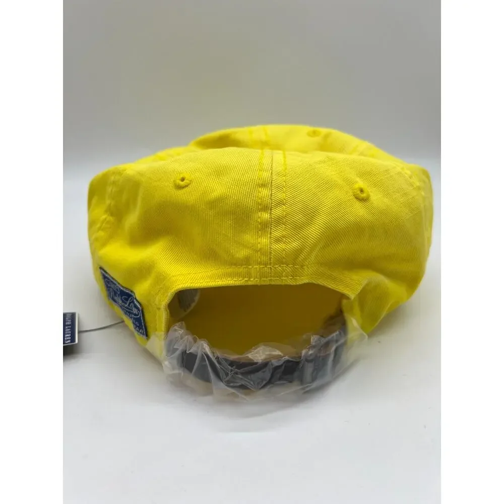 Polo Ralph Lauren Cote D'Azur RL-67 Long Bill Yellow Men's Cap/Hat.
